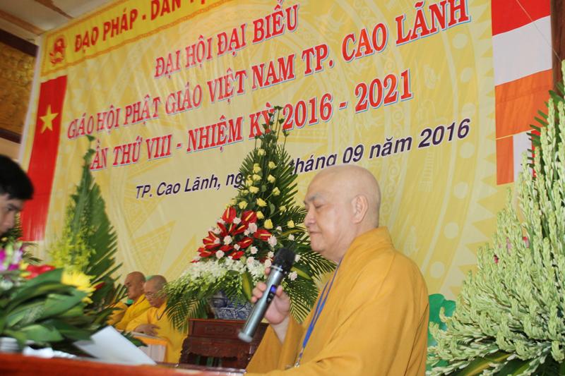 PG Đồng Tháp: Đại hội đại biểu Phật giáo Thành Phố Cao lãnh