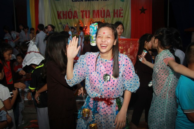 Thái Bình: Chùm ảnh khóa tu mùa hè tại chùa Hoằng Văn