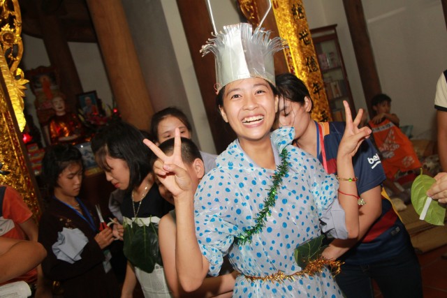Thái Bình: Chùm ảnh khóa tu mùa hè tại chùa Hoằng Văn