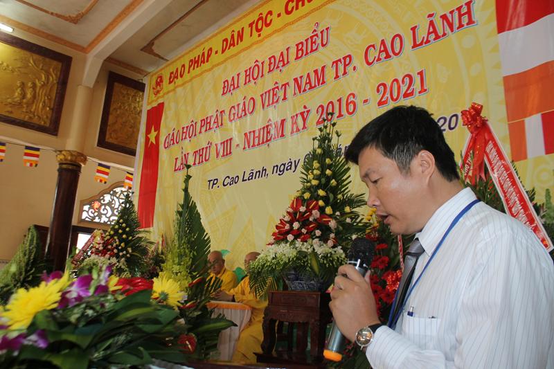 PG Đồng Tháp: Đại hội đại biểu Phật giáo Thành Phố Cao lãnh