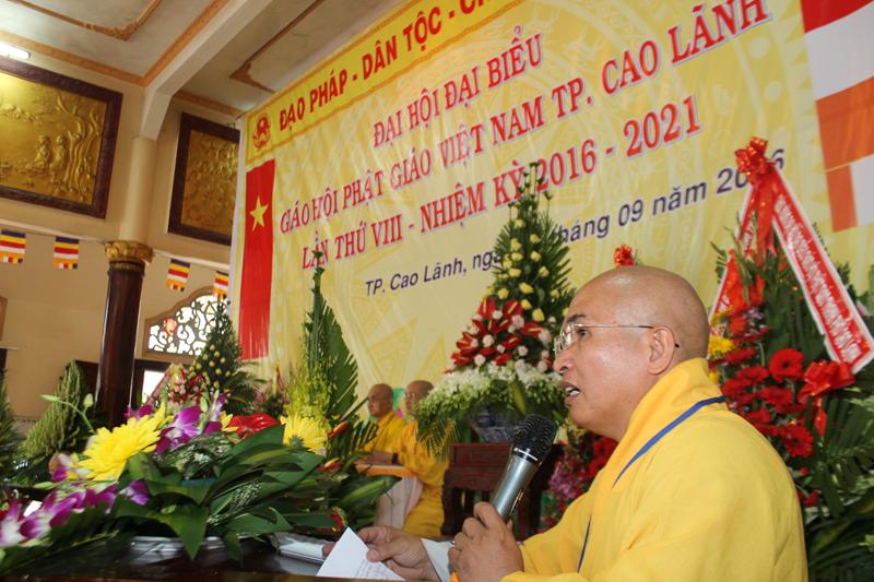 PG Đồng Tháp: Đại hội đại biểu Phật giáo Thành Phố Cao lãnh