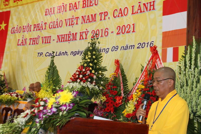 PG Đồng Tháp: Đại hội đại biểu Phật giáo Thành Phố Cao lãnh