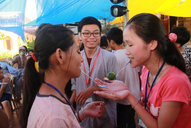 Thái Bình: Chùm ảnh khóa tu mùa hè tại chùa Hoằng Văn