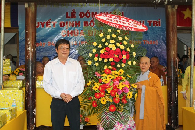 Bình Dương: Lễ bổ nhiệm trụ trì chùa Bình Tâm