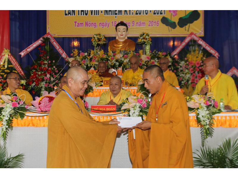 Đồng Tháp: Đại hội đại biểu Phật giáo Huyện Tam Nông