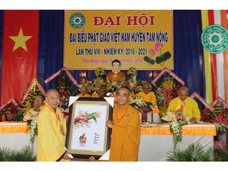 Đồng Tháp: Đại hội đại biểu Phật giáo Huyện Tam Nông