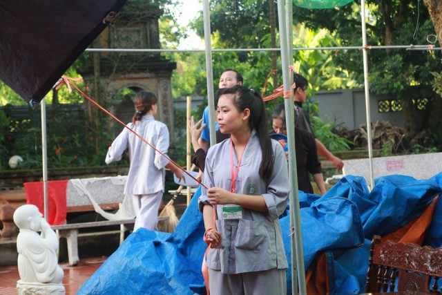 Thái Bình: Chùm ảnh khóa tu mùa hè tại chùa Hoằng Văn