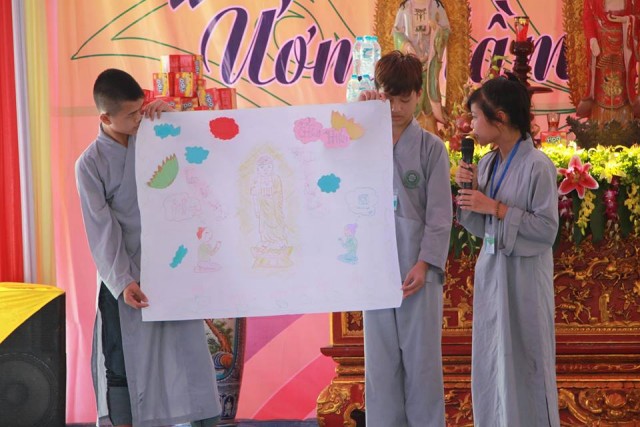 Thái Bình: Chùm ảnh khóa tu mùa hè tại chùa Hoằng Văn