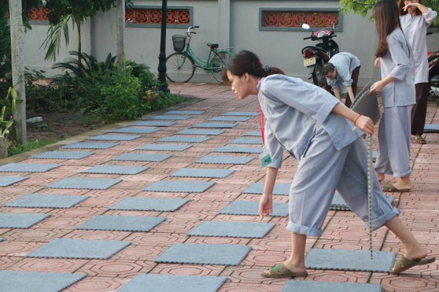Thái Bình: Chùm ảnh khóa tu mùa hè tại chùa Hoằng Văn