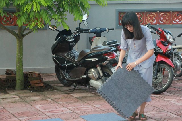 Thái Bình: Chùm ảnh khóa tu mùa hè tại chùa Hoằng Văn