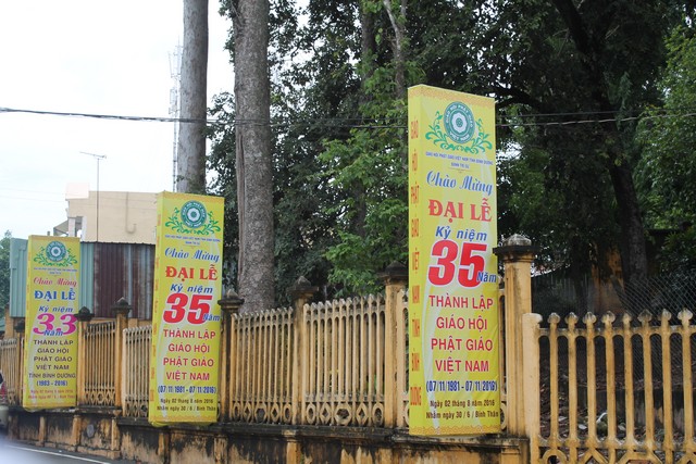 Bình Dương:  Long trọng tổ chức lễ kỷ niệm 35 năm thành lập GHPGVN