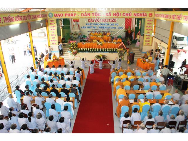 Đồng Tháp: Đại hội đại biểu Phật giáo huyện Lấp Vò