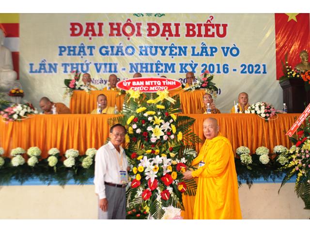 Đồng Tháp: Đại hội đại biểu Phật giáo huyện Lấp Vò