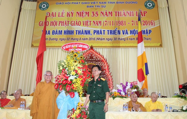 Bình Dương:  Long trọng tổ chức lễ kỷ niệm 35 năm thành lập GHPGVN