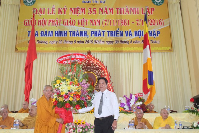 Bình Dương:  Long trọng tổ chức lễ kỷ niệm 35 năm thành lập GHPGVN