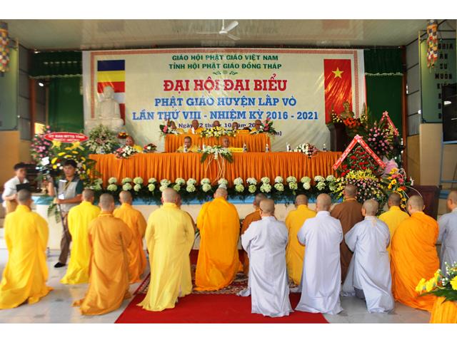 Đồng Tháp: Đại hội đại biểu Phật giáo huyện Lấp Vò