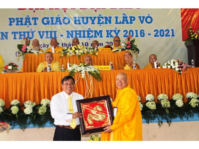Đồng Tháp: Đại hội đại biểu Phật giáo huyện Lấp Vò