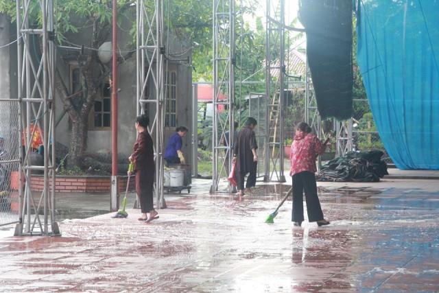 Thái Bình: Công tác chuẩn bị Đại lễ cầu siêu thai nhi sản nạn tại chùa Từ Xuyên