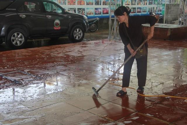 Thái Bình: Công tác chuẩn bị Đại lễ cầu siêu thai nhi sản nạn tại chùa Từ Xuyên