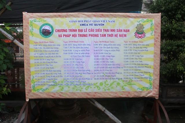 Thái Bình: Công tác chuẩn bị Đại lễ cầu siêu thai nhi sản nạn tại chùa Từ Xuyên
