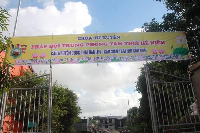 Thái Bình: Công tác chuẩn bị Đại lễ cầu siêu thai nhi sản nạn tại chùa Từ Xuyên
