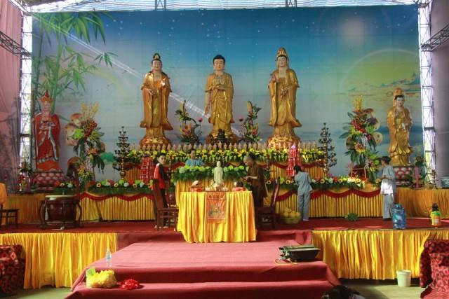 Thái Bình: Công tác chuẩn bị Đại lễ cầu siêu thai nhi sản nạn tại chùa Từ Xuyên