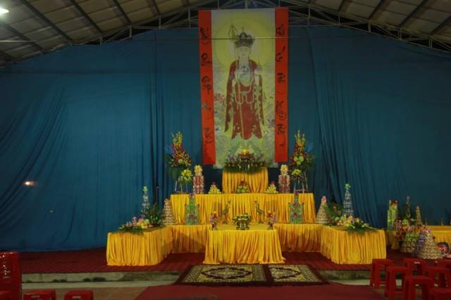 Thái Bình: Công tác chuẩn bị Đại lễ cầu siêu thai nhi sản nạn tại chùa Từ Xuyên