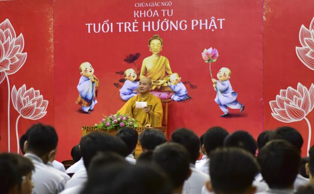 Chùa Giác Ngộ: Diễn ra khóa tu Tuổi Trẻ Hướng Phật lần 2 đầy ý nghĩa