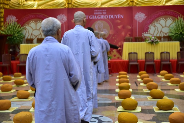 Chùa Giác Ngộ: Trang nghiêm khóa tu xuất gia gieo duyên lần thứ 1