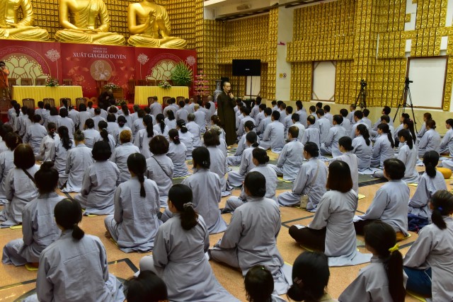 Chùa Giác Ngộ: Trang nghiêm khóa tu xuất gia gieo duyên lần thứ 1