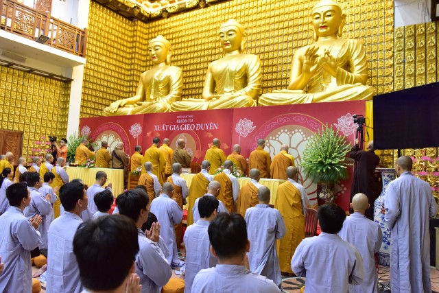Chùa Giác Ngộ: Trang nghiêm khóa tu xuất gia gieo duyên lần thứ 1