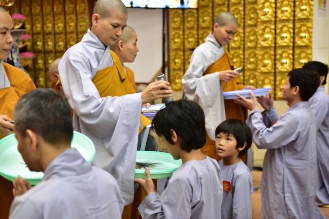 Chùa Giác Ngộ: Trang nghiêm khóa tu xuất gia gieo duyên lần thứ 1