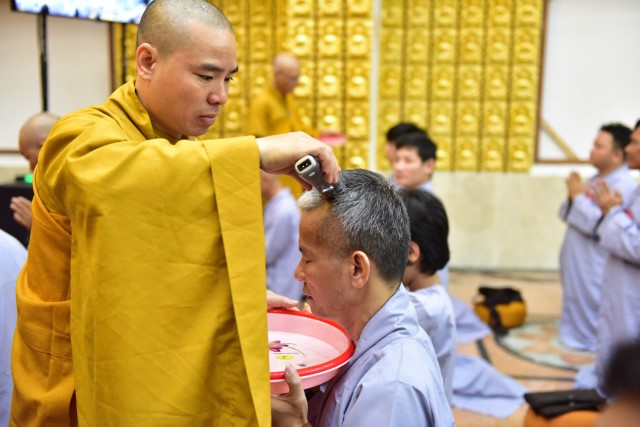 Chùa Giác Ngộ: Trang nghiêm khóa tu xuất gia gieo duyên lần thứ 1