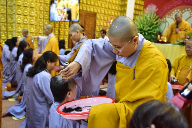 Chùa Giác Ngộ: Trang nghiêm khóa tu xuất gia gieo duyên lần thứ 1