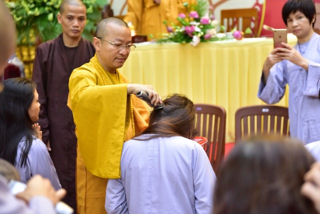 Chùa Giác Ngộ: Trang nghiêm khóa tu xuất gia gieo duyên lần thứ 1