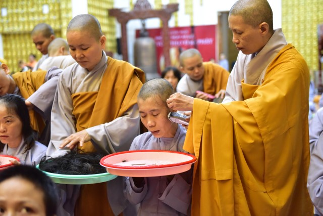 Chùa Giác Ngộ: Trang nghiêm khóa tu xuất gia gieo duyên lần thứ 1