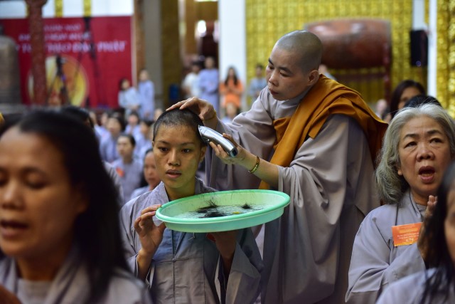 Chùa Giác Ngộ: Trang nghiêm khóa tu xuất gia gieo duyên lần thứ 1