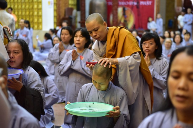Chùa Giác Ngộ: Trang nghiêm khóa tu xuất gia gieo duyên lần thứ 1