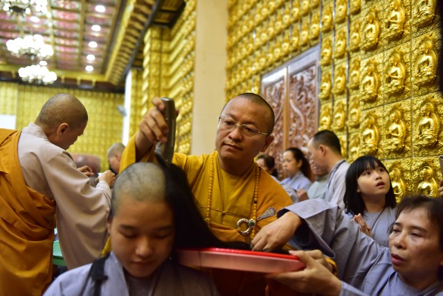 Chùa Giác Ngộ: Trang nghiêm khóa tu xuất gia gieo duyên lần thứ 1