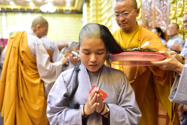 Chùa Giác Ngộ: Trang nghiêm khóa tu xuất gia gieo duyên lần thứ 1