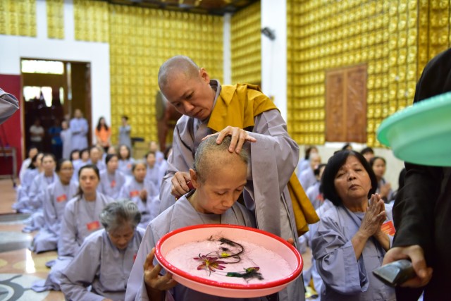 Chùa Giác Ngộ: Trang nghiêm khóa tu xuất gia gieo duyên lần thứ 1