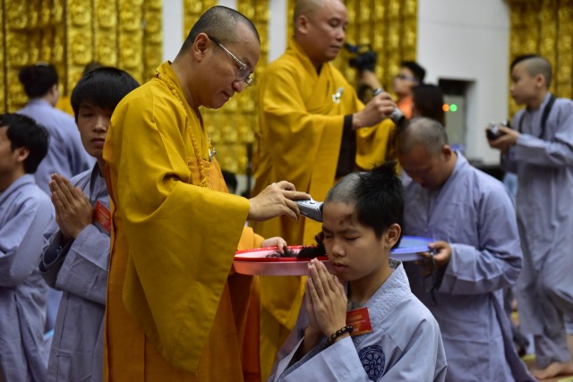 Chùa Giác Ngộ: Trang nghiêm khóa tu xuất gia gieo duyên lần thứ 1