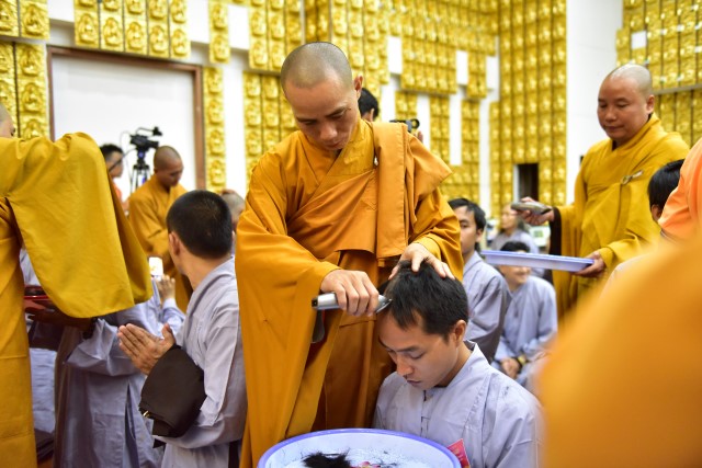 Chùa Giác Ngộ: Trang nghiêm khóa tu xuất gia gieo duyên lần thứ 1
