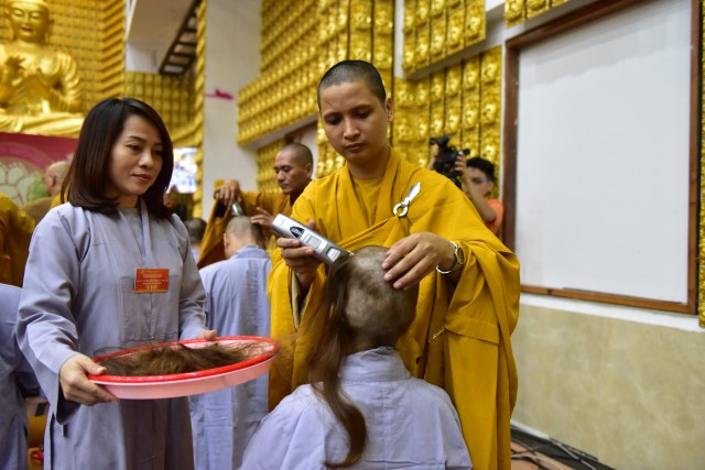 Chùa Giác Ngộ: Trang nghiêm khóa tu xuất gia gieo duyên lần thứ 1