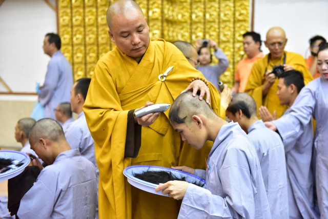 Chùa Giác Ngộ: Trang nghiêm khóa tu xuất gia gieo duyên lần thứ 1
