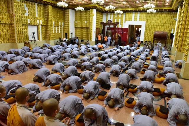 Chùa Giác Ngộ: Trang nghiêm khóa tu xuất gia gieo duyên lần thứ 1