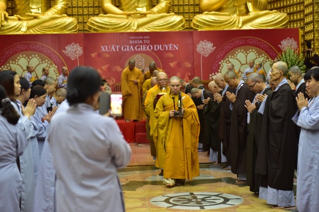 Chùa Giác Ngộ: Trang nghiêm khóa tu xuất gia gieo duyên lần thứ 1