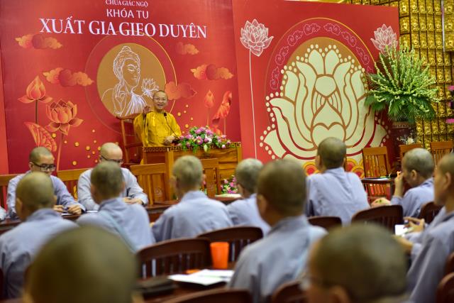 Chùa Giác Ngộ: Trang nghiêm khóa tu xuất gia gieo duyên lần thứ 1