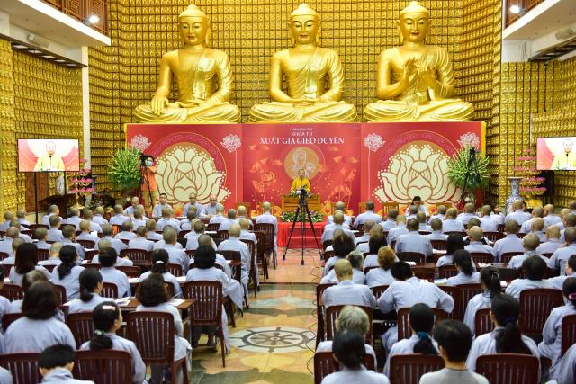 Chùa Giác Ngộ: Trang nghiêm khóa tu xuất gia gieo duyên lần thứ 1