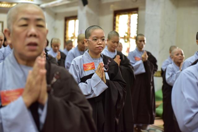 Chùa Giác Ngộ: Trang nghiêm khóa tu xuất gia gieo duyên lần thứ 1
